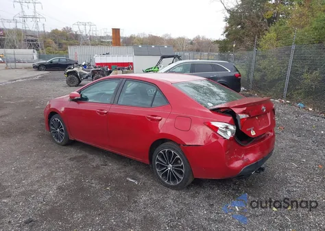 2015 Toyota Corolla S Plus from USA, damaged, VIN 2T1BURHE9FC431291